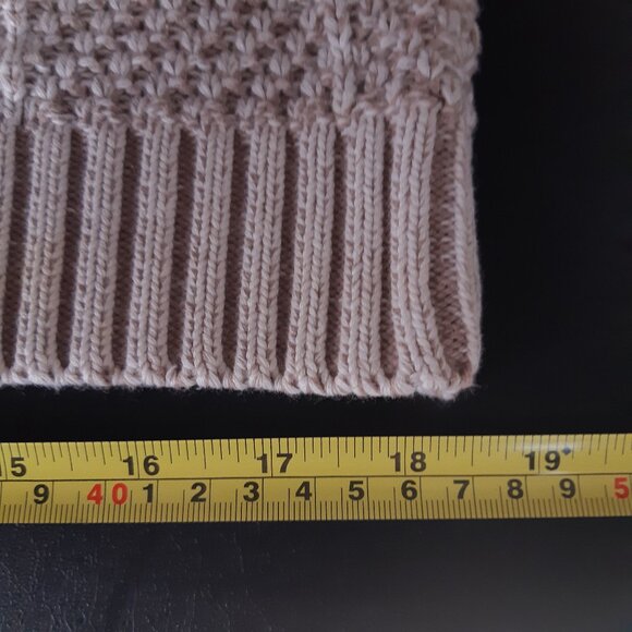 Eddie Bauer SZ M 100% Cotton Beige Men's Crew Neck Pullover Sweater - Picture 11 of 14